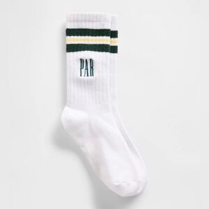 BRAND NEW Gap × Malbon Par Logo Crew Socks - Off White - Size S/M